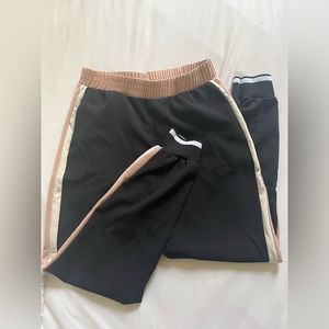 ZARA pink snd black pants!